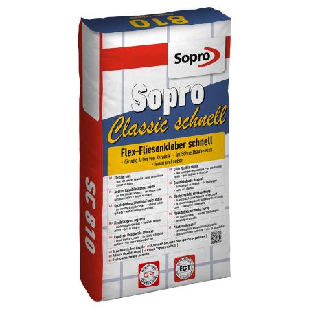 Sopro Classic Flex-Fliesenkleber schnell SC 810 25kg Sack