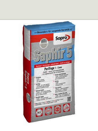 Sopro Saphir 5 Perlfuge 911 hellgrau 16 Sack 15kg