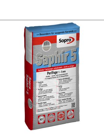 Sopro Saphir 5 PerlFuge 910 weiss 10 Sack 15 kg