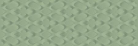 Sant Agostino Spring Springpaper 3D-01 Green Matt Wanddekor 25x75 cm