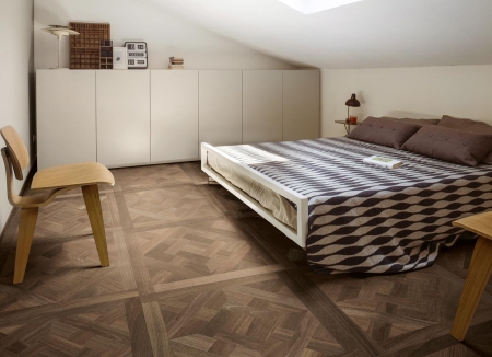 Florim Creative Design Wooden Tile Brown Naturale Dekor 80x80 cm