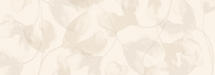 Steuler Vanille Dekor "Blossom" vanille (matt) 100x35 cm