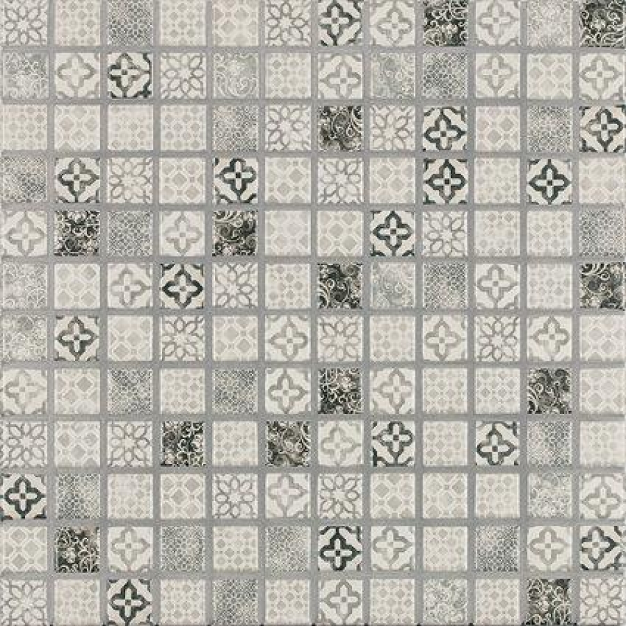 Jasba Pattern Mosaik "Vola" Vola grau 2x2 cm