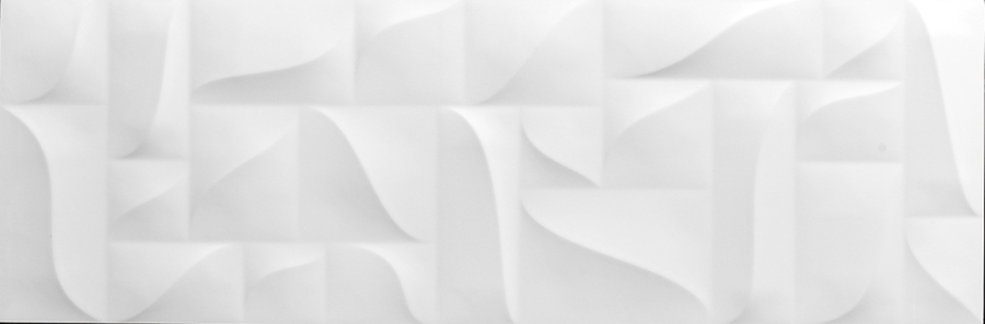 Keraben Superwhite Dekor weiß Geometric matt - Silk Touch 30x90 cm