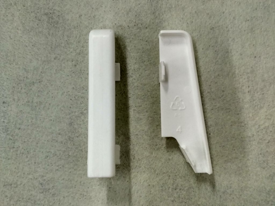 PrimeCollection Verbinder weiß für Sockelleiste 58mm (2 Stück)