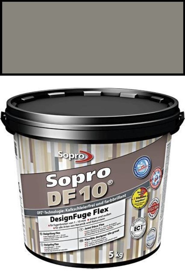 Sopro DesignFuge 1054 Flex DF10 5kg Eimer betongrau 14