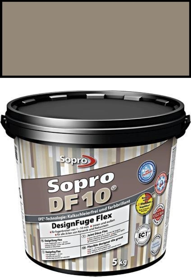 Sopro DesignFuge 1055 Flex DF10 sandgrau 1kg Eimer