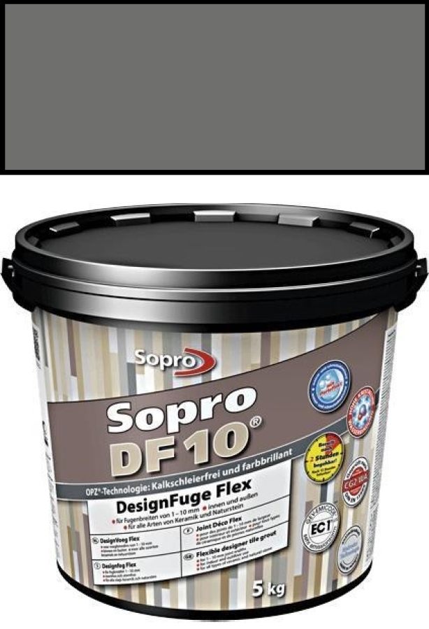 Sopro DesignFuge 1073 Flex DF10 5kg Eimer basalt 64