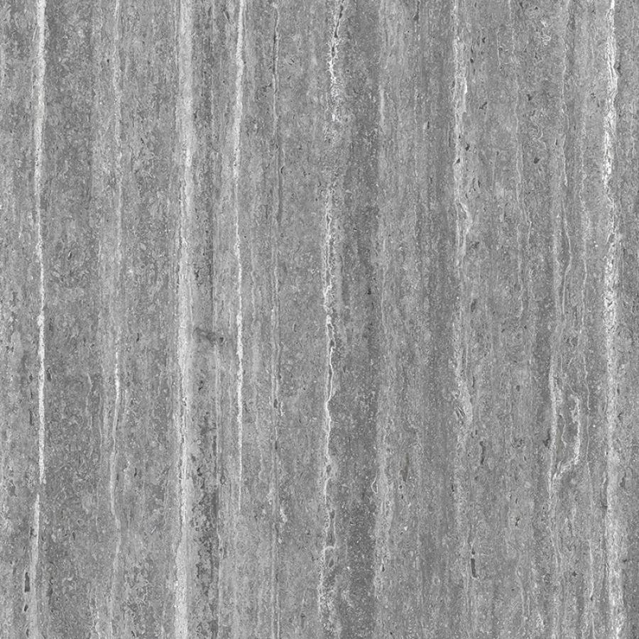 Mirage Elysian Travertino Dark gebürstet Boden- und Wandfliese 80x80 cm