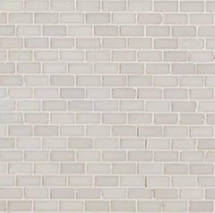 Casa dolce casa Neutra 6.0 Glasmosaik LUX E 01 Bianco 1,8x3,6 - Matte 31x25 cm