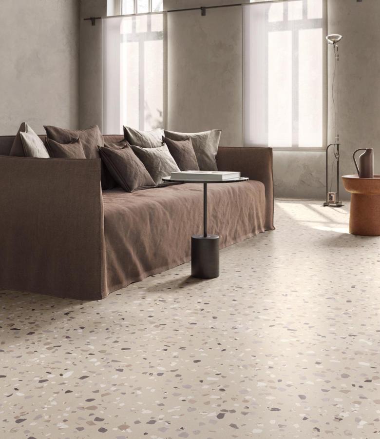 Sant Agostino Deconcrete De-Medium Sand Naturale Boden- und Wandfliese 120x120 cm