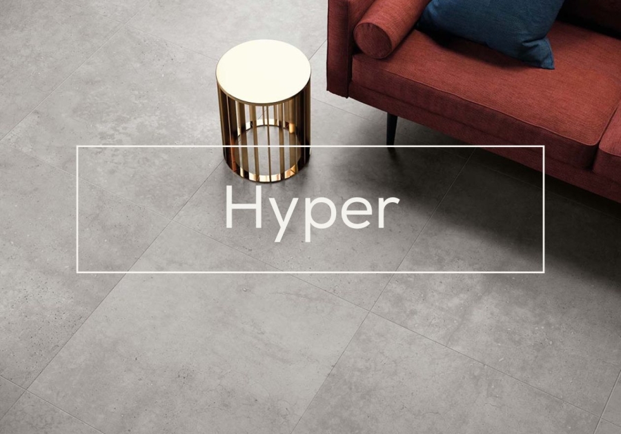Flaviker Hyper Dekorfliese Grey SlimPack matt 30x60 cm