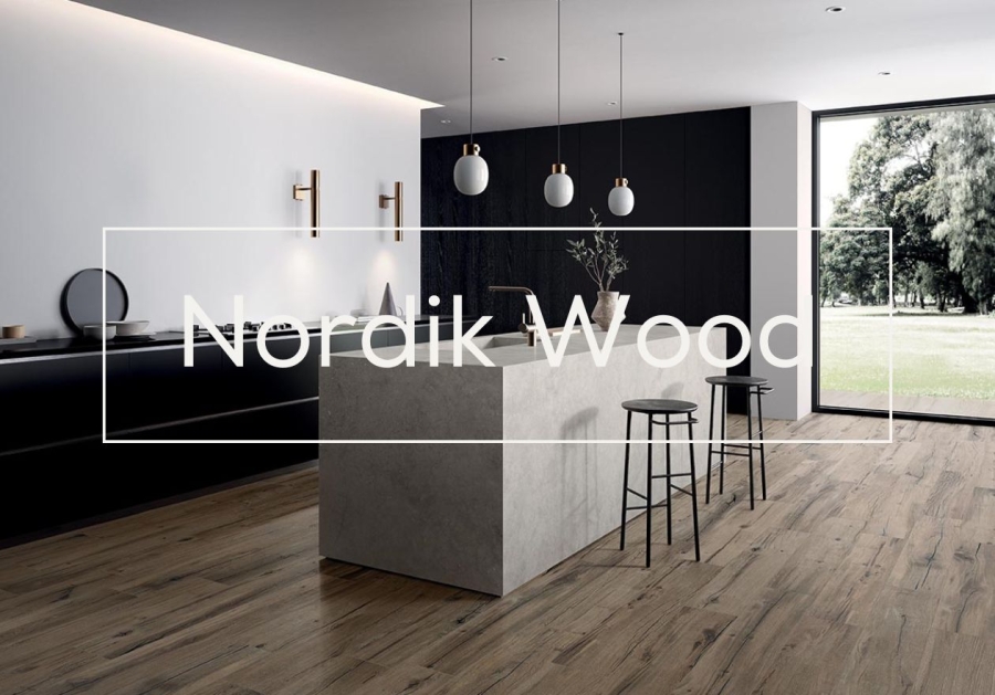 Flaviker Nordik Wood Bodenfliese Gold 20x120 cm - Stärke: 9 mm - GRIP