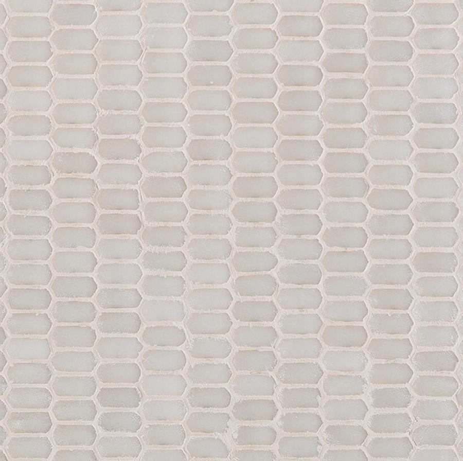 Florim Creative Design Neutra 6.0 01 Bianco Mosaico C Vetro Lux 1,6x3,2 cm