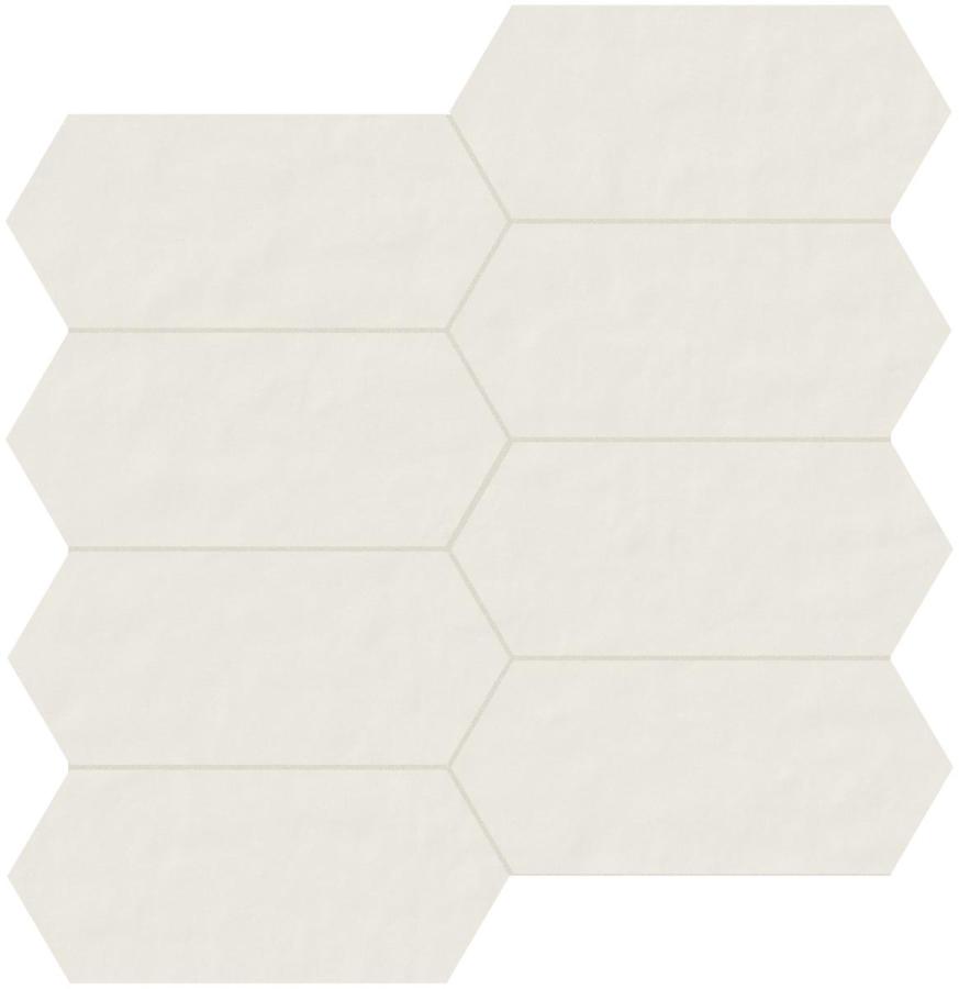 Florim Creative Design Neutra 6.0 01 Bianco Naturale Mosaico C 7,5x15 cm 6 mm