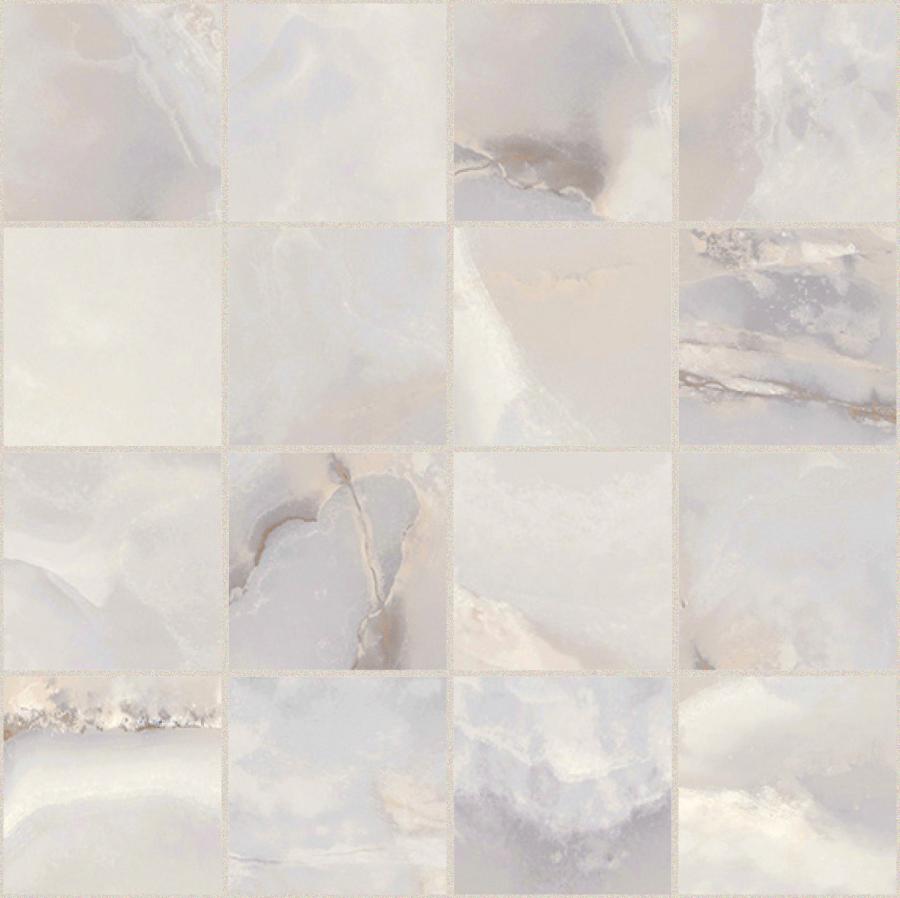 Florim Creative Design Onyx&More White Onyx Satin Mosaik 7,5x7,5 cm 6 mm