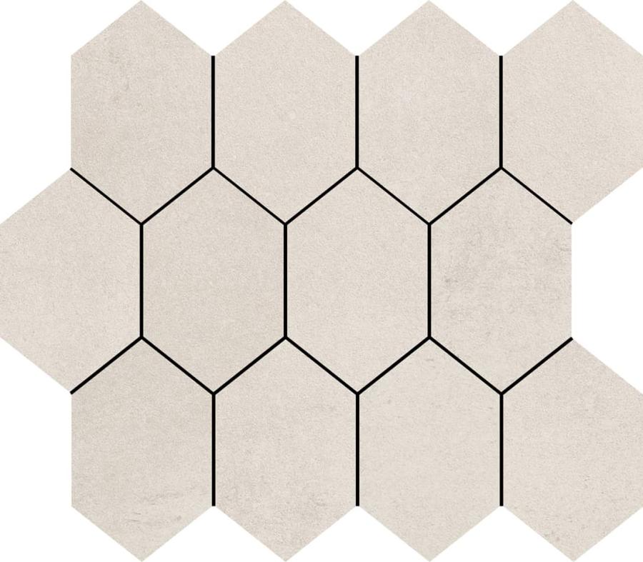 Margres Tool White Natural Mosaik Hexagon 24x26 cm