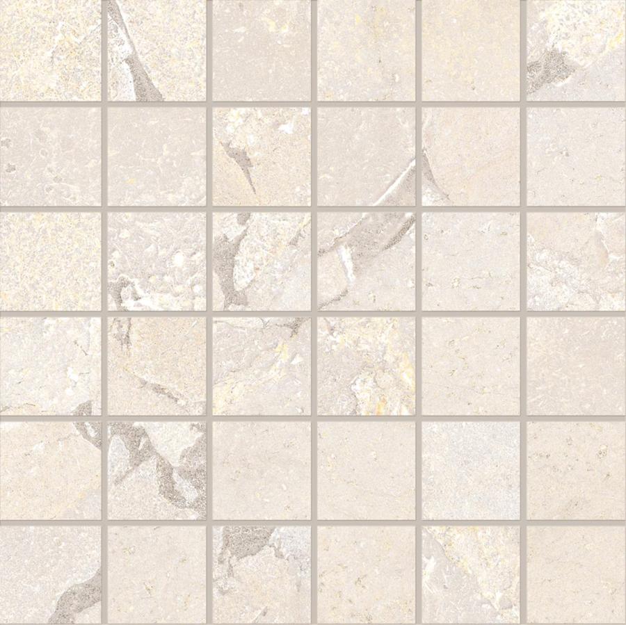Provenza Unique Infinity Cobblestone White Matt Mosaik 30x30 cm