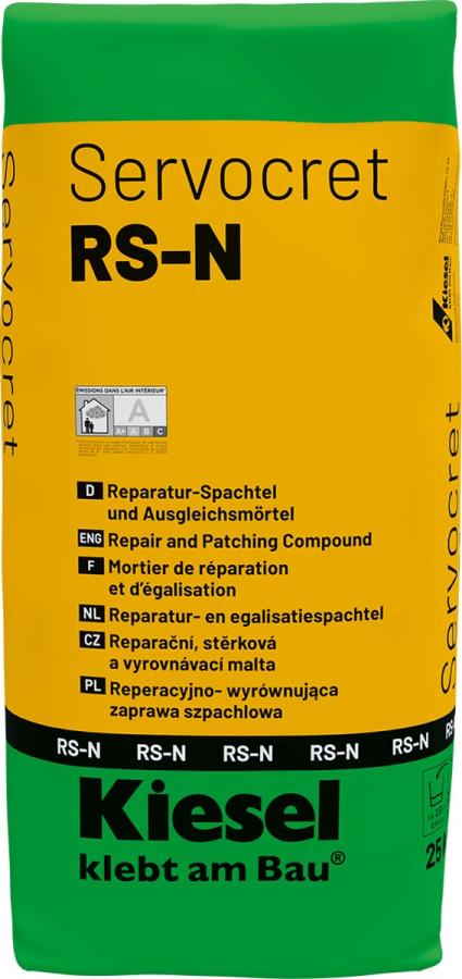Kiesel Servocret RS-N Reparatur-Spachtel & Ausgleichsmörtel 25 kg Sack