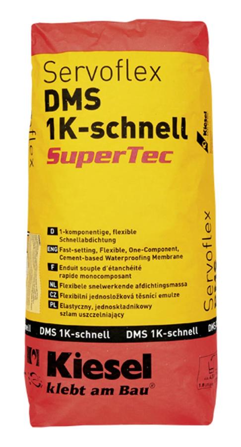 Kiesel Servoflex DMS 1K-Schnell SuperTec Schnellabdichtung 15 kg Sack