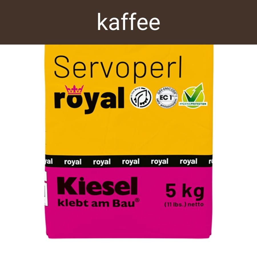 Kiesel Servoperl royal kaffee flexible Premiumfuge 5 kg Papierbeutel