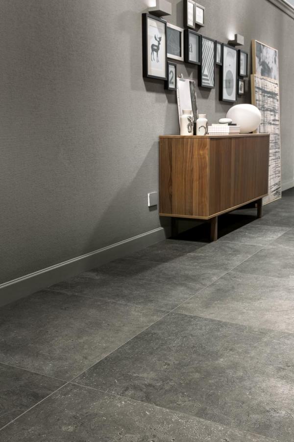 Florim Creative Design Pietre/3 Limestone Coal Naturale Boden- und Wandfliese 60x120 cm