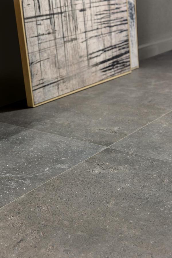Florim Creative Design Pietre/3 Limestone Coal Naturale Boden- und Wandfliese 80x80 cm