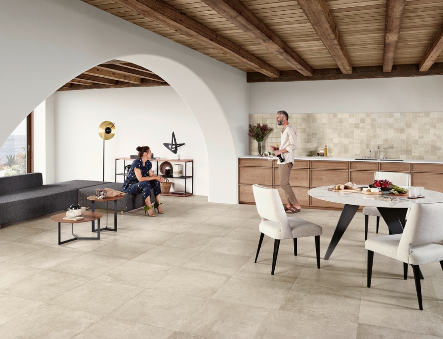 Love Tiles Memorable Cube Taupe Touch/Soft 30x60 cm Wanddekor