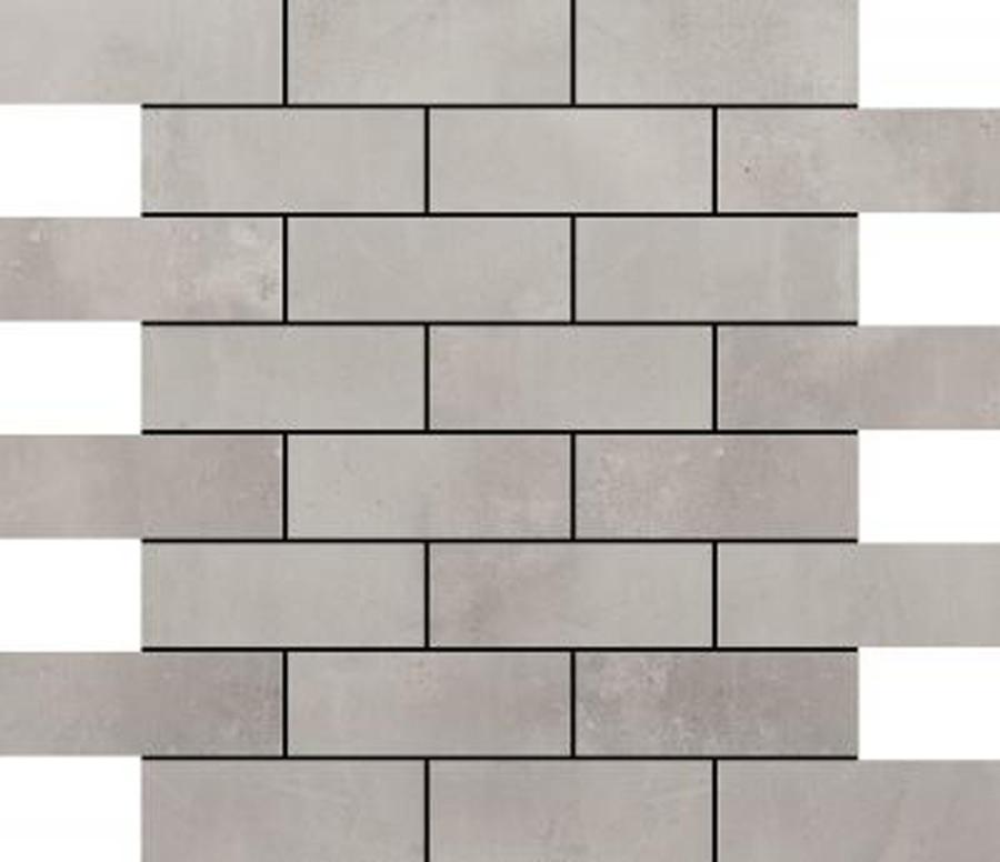 Margres Tool Light Grey Anpoliert Dekor Bricks 33x33 cm