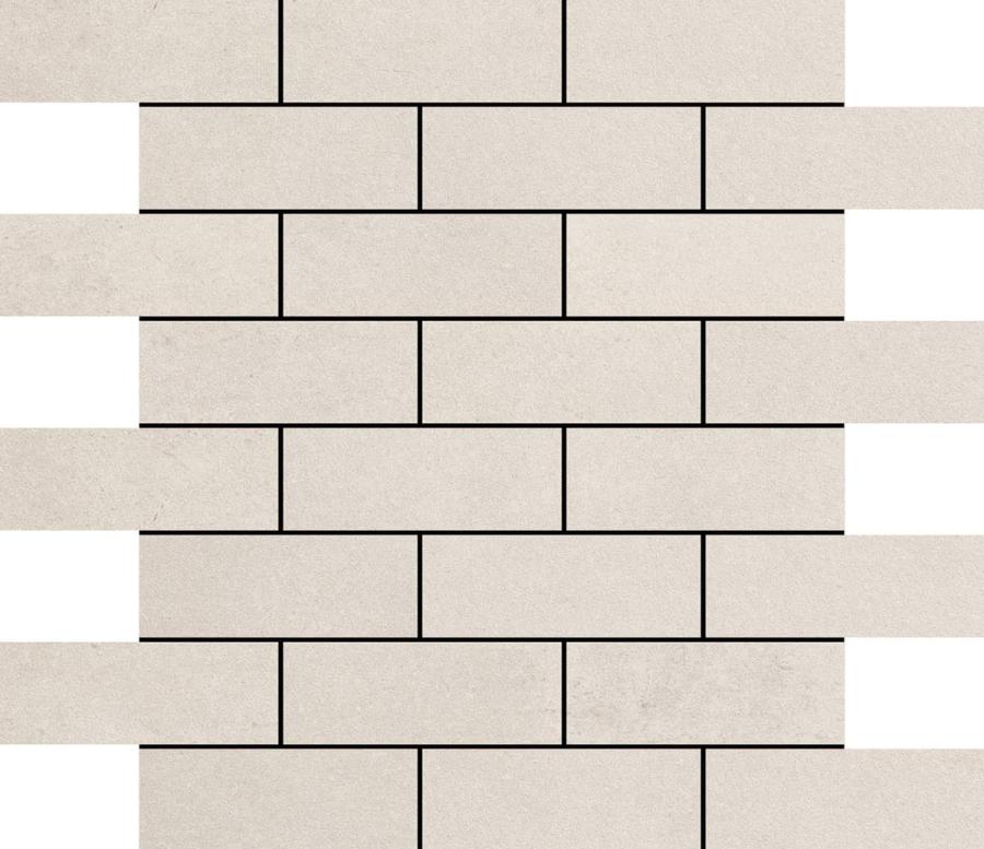 Margres Tool White Anpoliert Dekor Bricks 33x33 cm