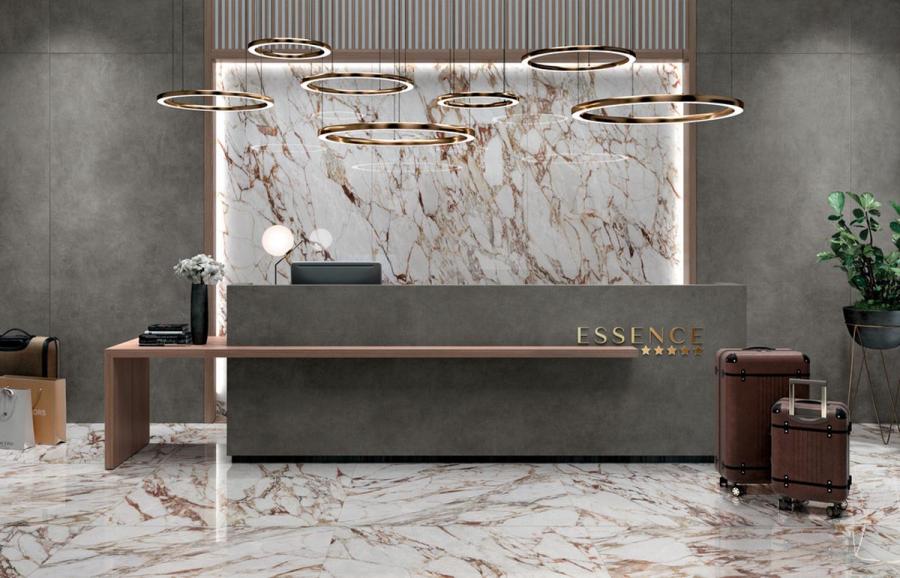 Mirage Cosmopolitan Arabescato Oro Poliert Boden- und Wandfliese 120x120 cm