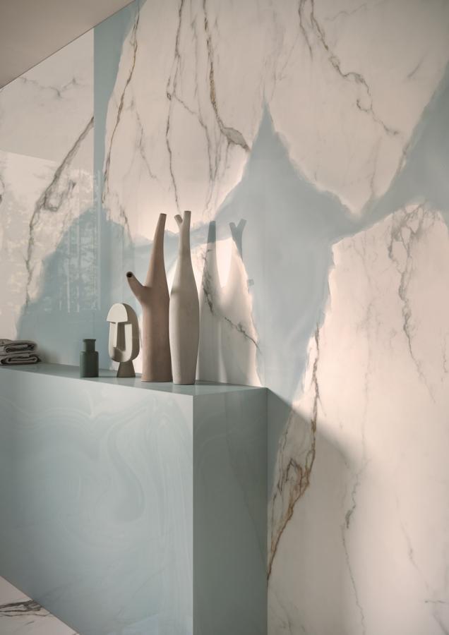 Provenza Unique Marble Boden- und Wandfliese Paonazzetto glänzend 120x120 cm