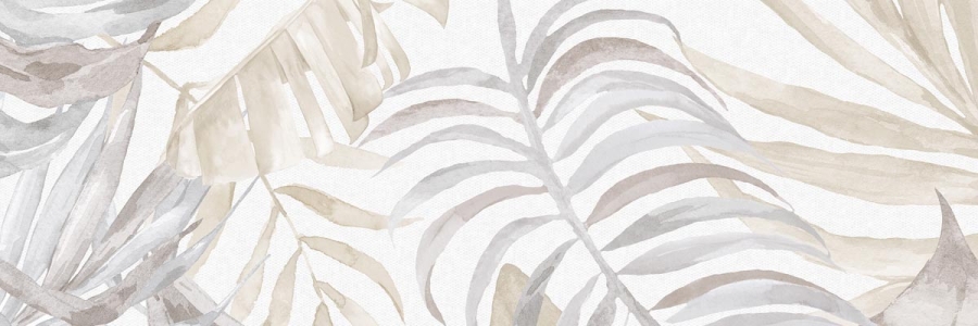 Keraben Idyllic Wandfliese Palms Art Multicolor Vecchio 40x120 cm