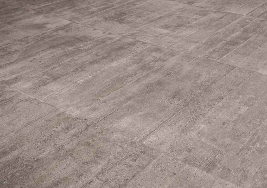 Provenza Re-Use Boden - und Wandfliese Malta Grey matt 45x90 cm