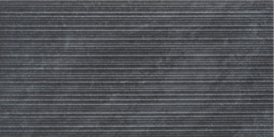 PrimeCollection QuarzStone Wanddekor Lines Black 30x60 cm