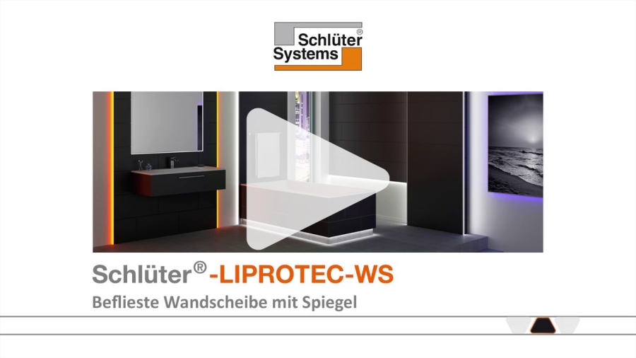 Schlüter LIPROTEC WSD Streuscheibe direkte Beleuchtung 100 cm