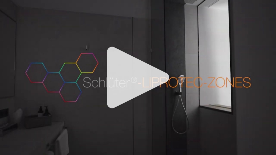 Schlüter LIPROTEC ZONES Bluetooth-Mesh-Drehtaster für RGB+W/Weiße LEDs