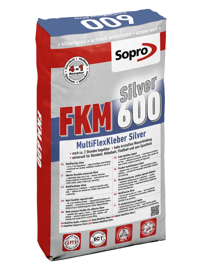 Sopro FKM 600 MultiFlexKleber Silver Beutel 5 kg