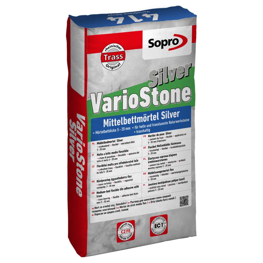 Sopro VarioStone MittelbettMörtel silver VST 414 25kg Sack