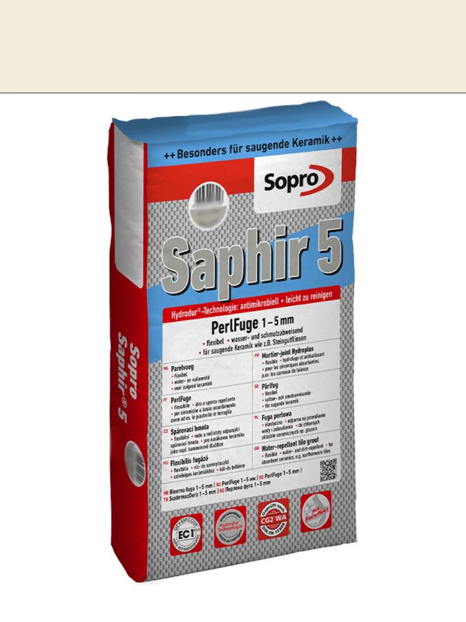 Sopro Saphir 5 Perlfuge 917 pergamon 27 Sack 15kg