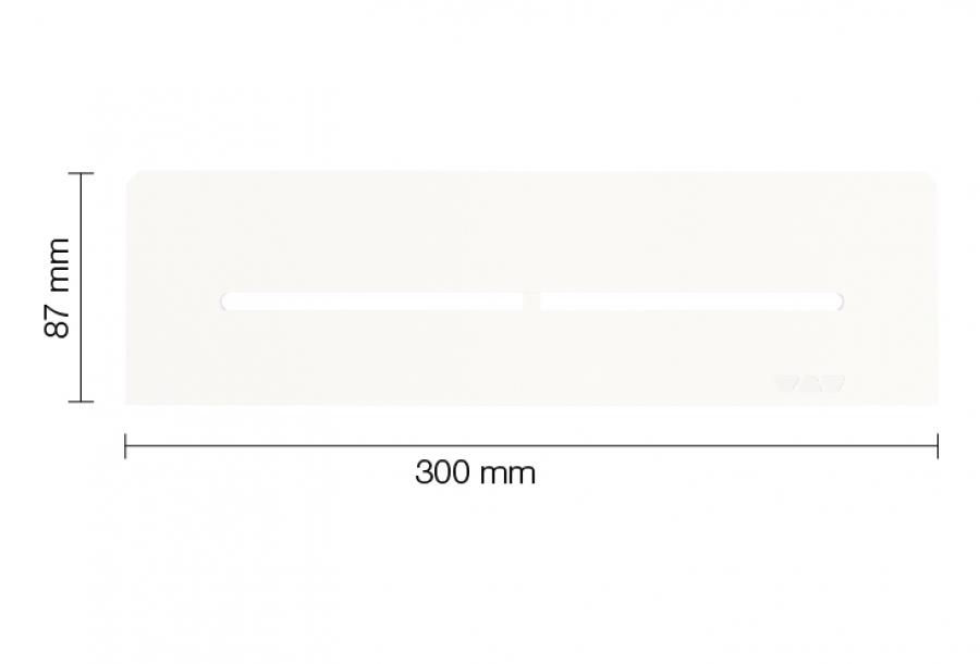 Schlüter Wandablage SHELF-N Brillantweiß matt 300x87 mm