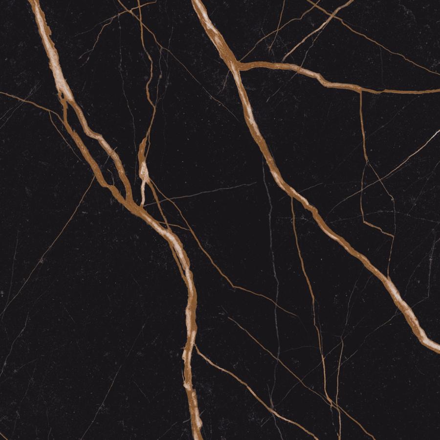 Provenza Unique Marble Boden- und Wandfliese Sahara Noir glänzend 90x90 cm