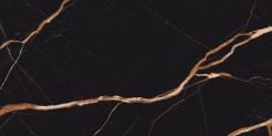 Provenza Unique Marble Boden- und Wandfliese Sahara Noir glänzend 60x120 cm