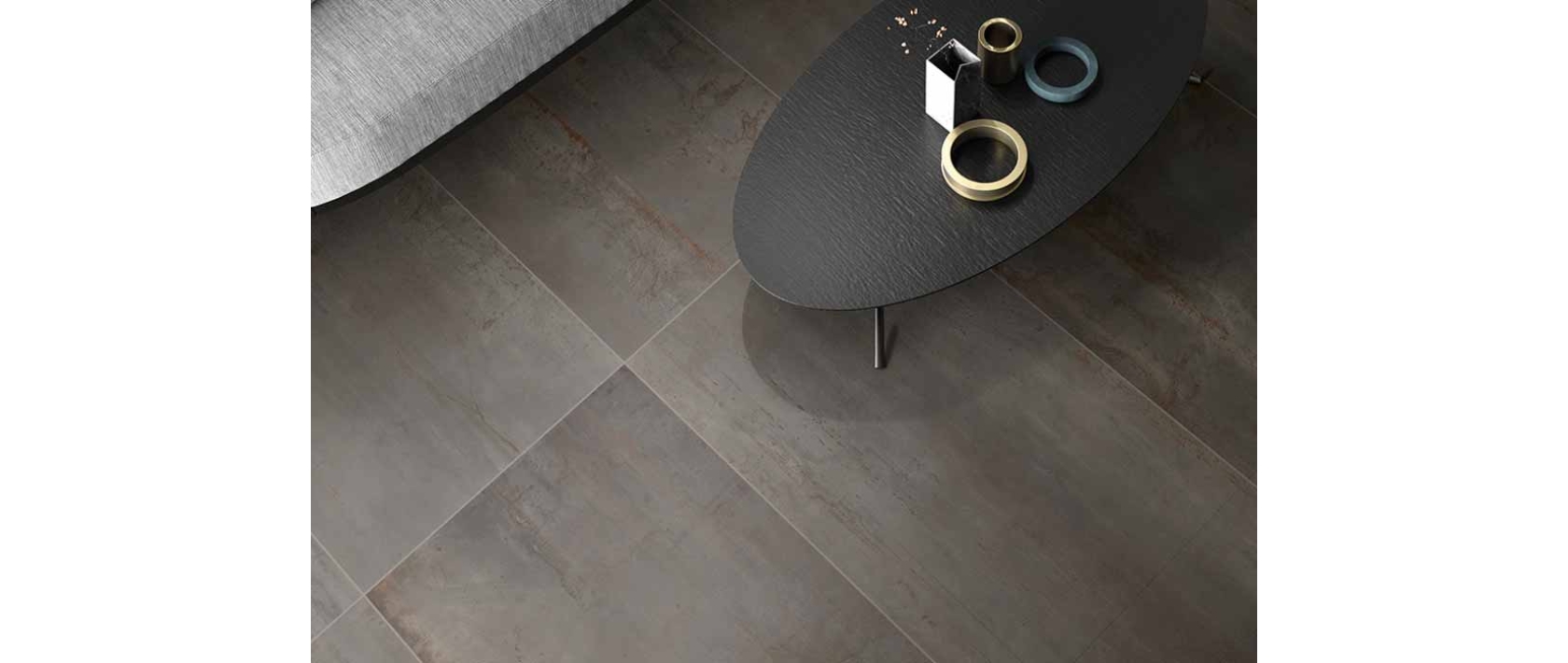 Fliesen in Metalloptik