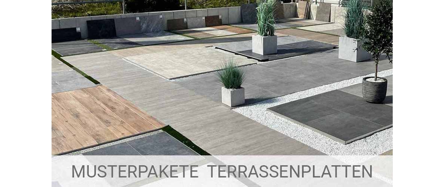Musterfliesen Terrassenplatten