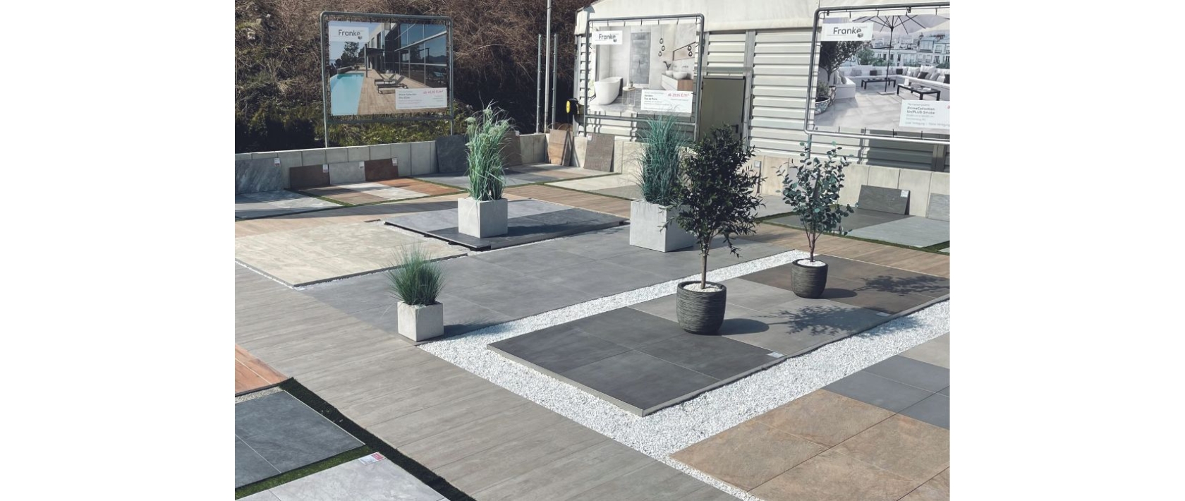 Musterfliesen Terrassenplatten