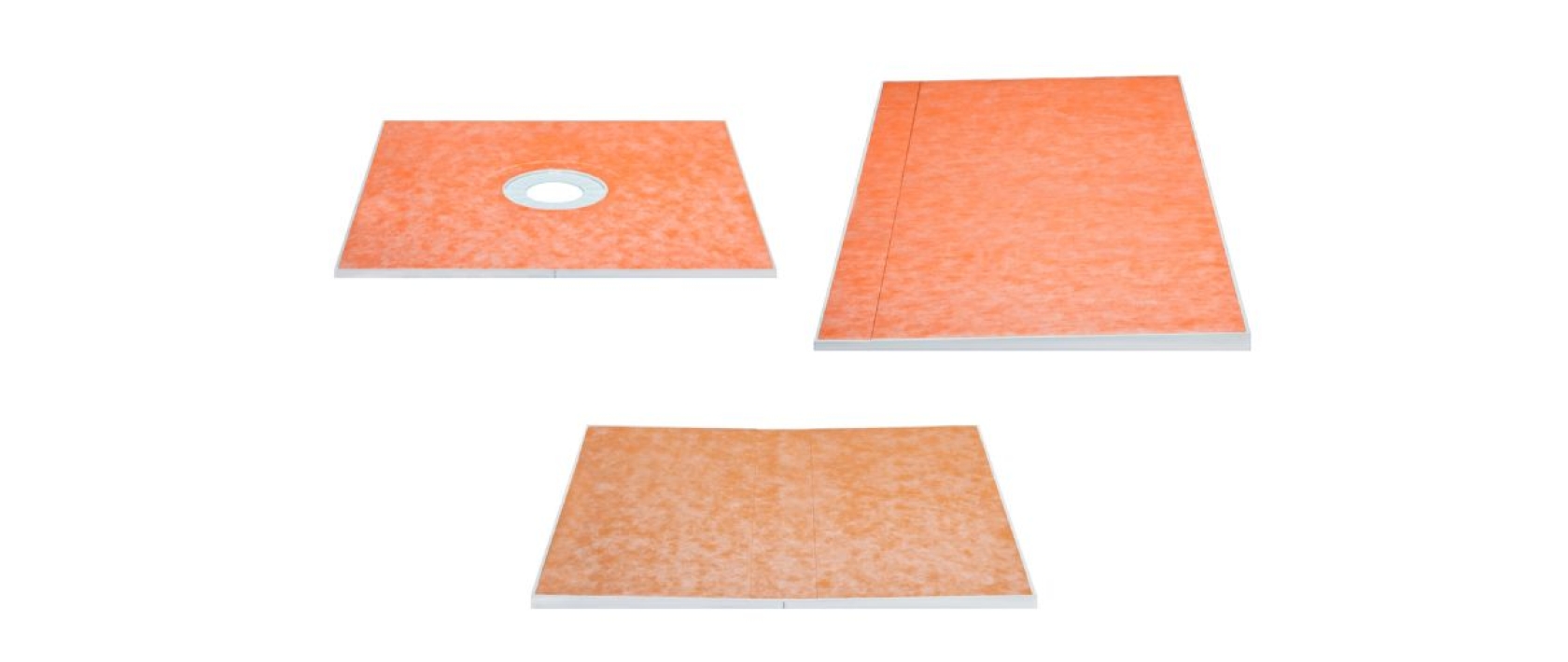 Verfliesbare Duschelemente - Gefälleboards