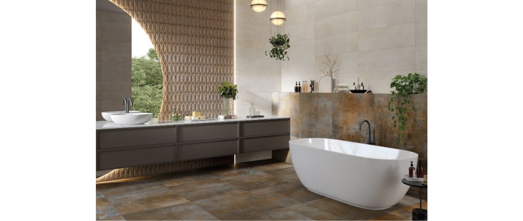 Innen - Wand und Boden