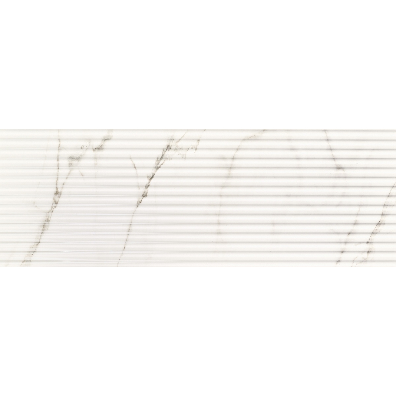 Love Tiles Precious Calacatta Shine Wanddekor Flow 35x100 cm