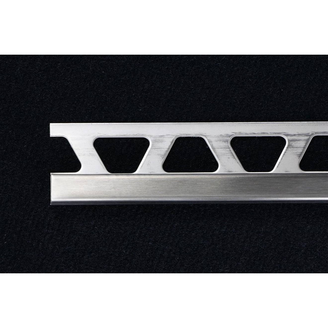 Schlüter, Quadec-E Schienen, edelstahl gebürstet, Quadec-E Q80EB